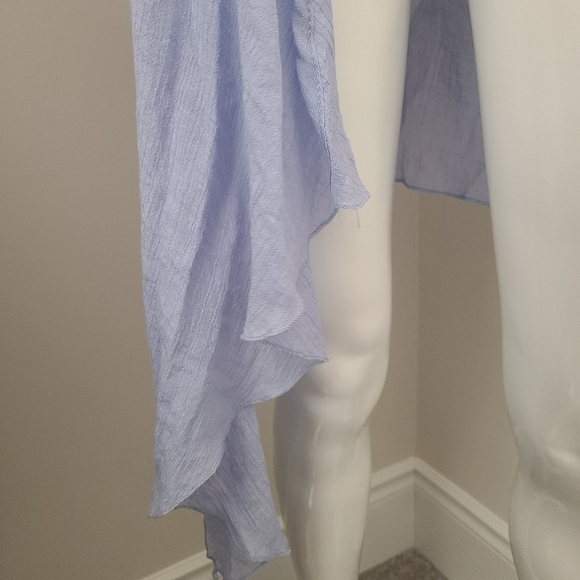 TRÏBE Sheer Cover Up Kimono Color Heather Blue Size Small NWT - Picture 3 of 3